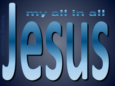 JESUS - My All In All (blue)